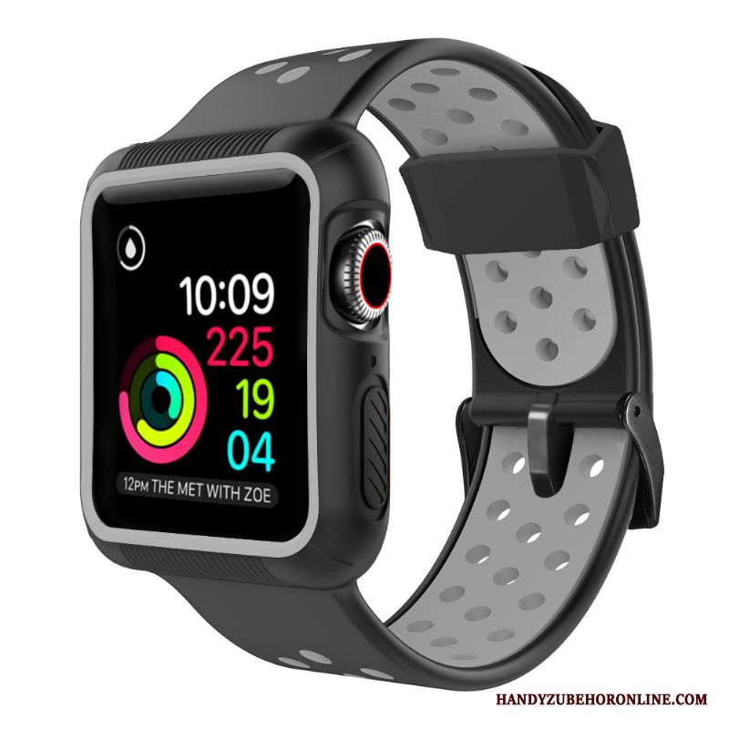 Apple Watch Series 1 Bicolor Trend Svart Fodral Sport Skal Skydd