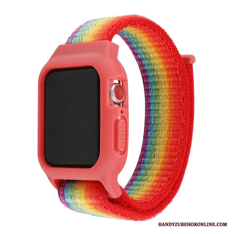 Apple Watch Series 1 Skydd Vit Skal Nylon