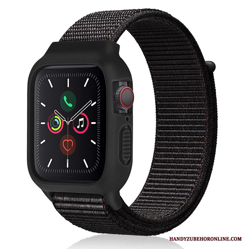 Apple Watch Series 2 Ny Sport Nylon Svart Skal Trend Silikon