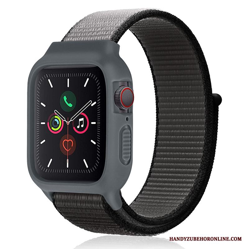 Apple Watch Series 2 Ny Sport Nylon Svart Skal Trend Silikon