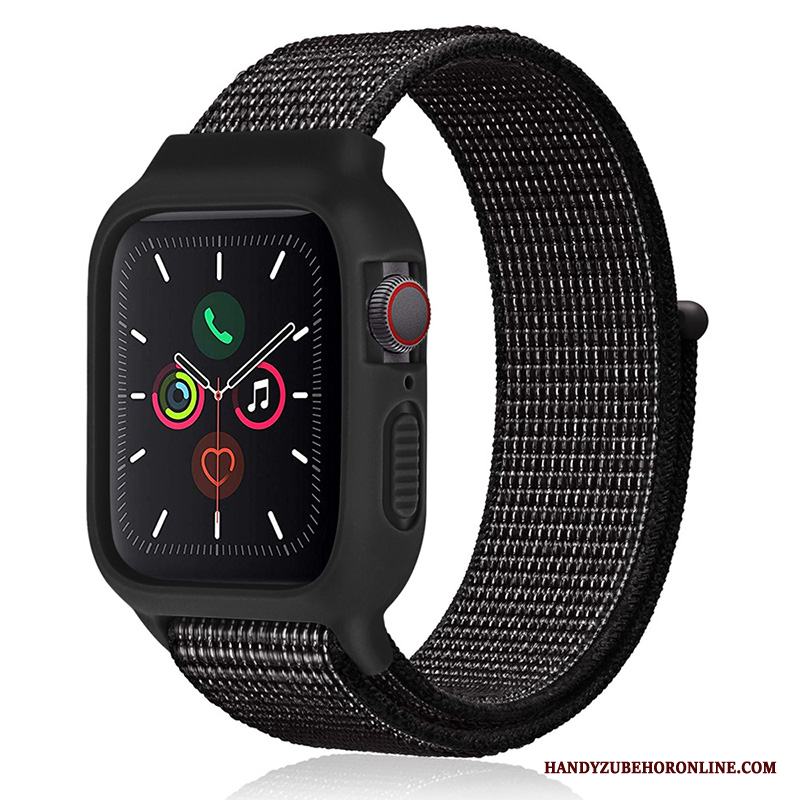 Apple Watch Series 2 Ny Sport Nylon Svart Skal Trend Silikon