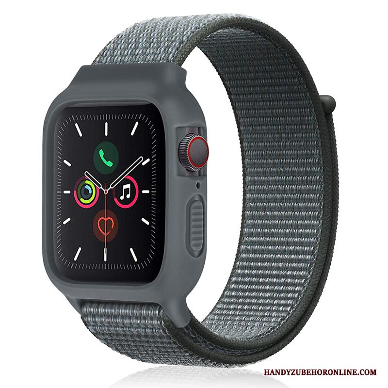 Apple Watch Series 2 Ny Sport Nylon Svart Skal Trend Silikon