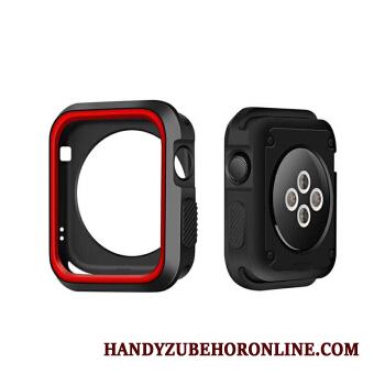 Apple Watch Series 2 Skal Silikon Vit Skydd Fodral Bicolor Grön