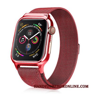 Apple Watch Series 3 Fodral Skal Skydd Metall Ny Röd All Inclusive