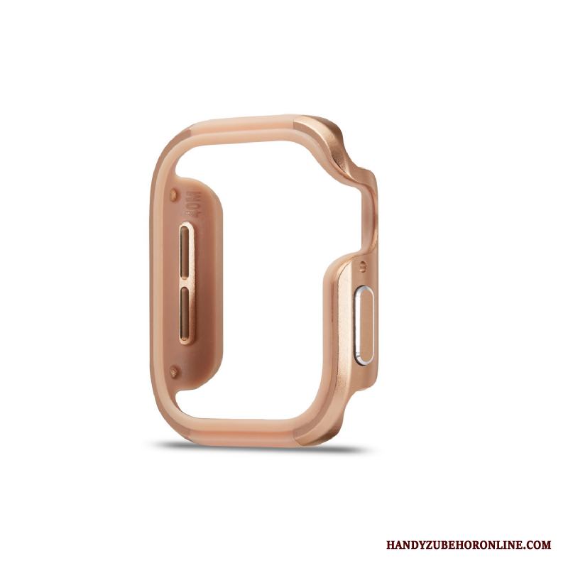Apple Watch Series 3 Metall Silikon Skydd Frame Fallskydd Skal Fodral