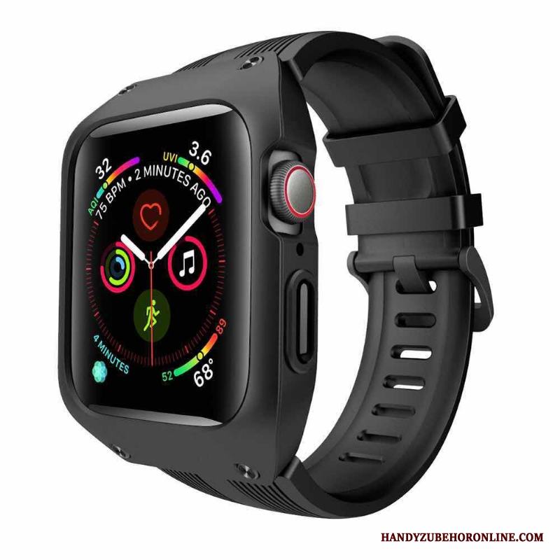 Apple Watch Series 3 Silikon Fallskydd Tre Försvar Grön Skal All Inclusive Sport