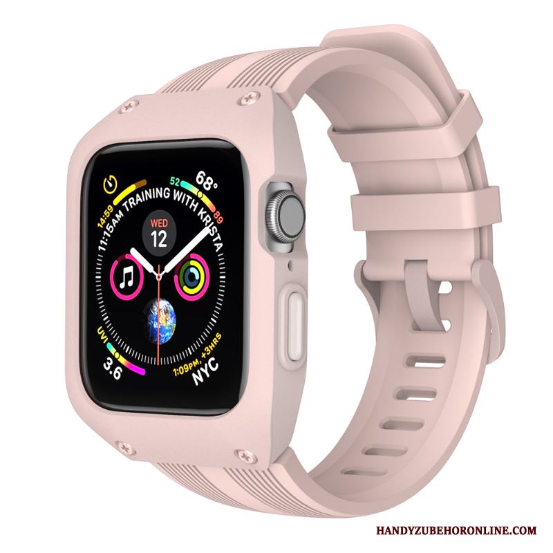 Apple Watch Series 3 Silikon Fallskydd Tre Försvar Grön Skal All Inclusive Sport