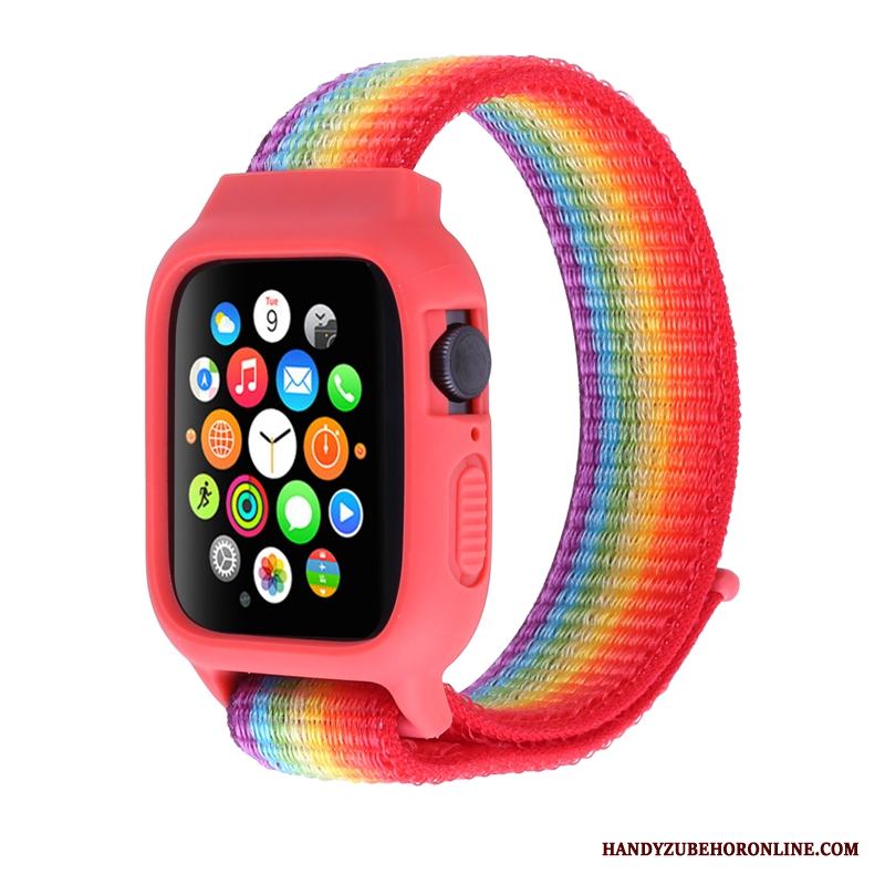 Apple Watch Series 3 Skydd Skal Röd Nylon