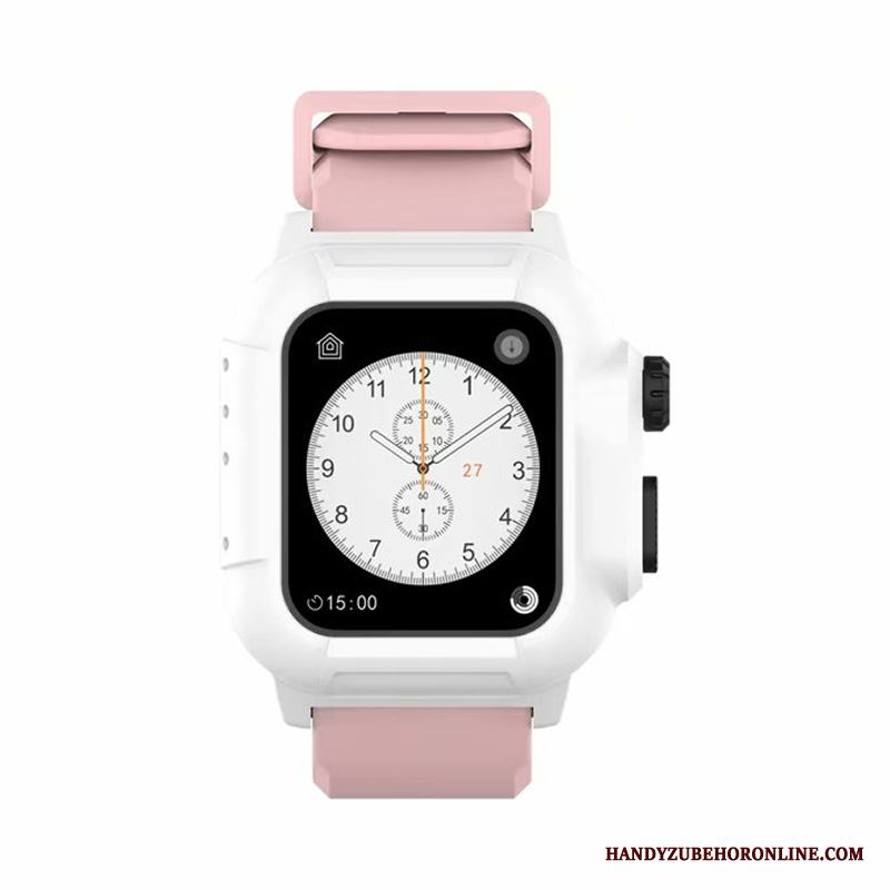 Apple Watch Series 3 Svart Fodral Trend Impermeabel Skydd Skal Löpning