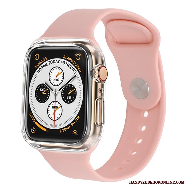 Apple Watch Series 3 Svart Skydd Skal Bicolor Fodral Silikon Sport