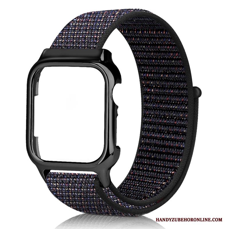 Apple Watch Series 3 Trend Svart Skal Röd Plating Nylon Personlighet