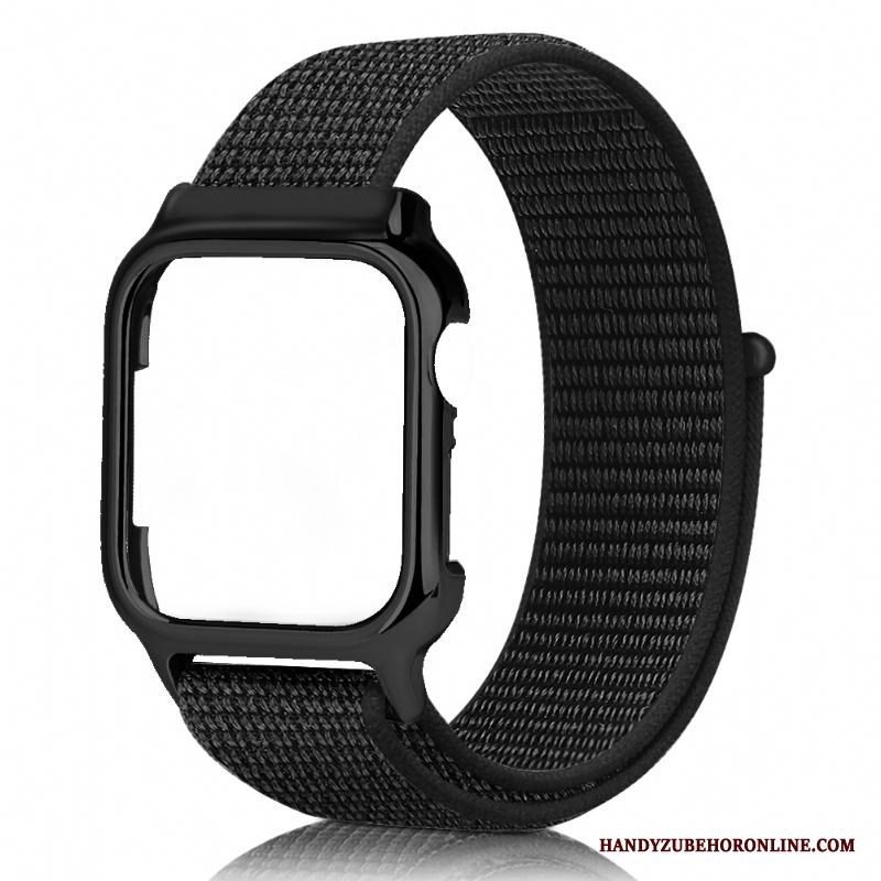 Apple Watch Series 3 Trend Svart Skal Röd Plating Nylon Personlighet