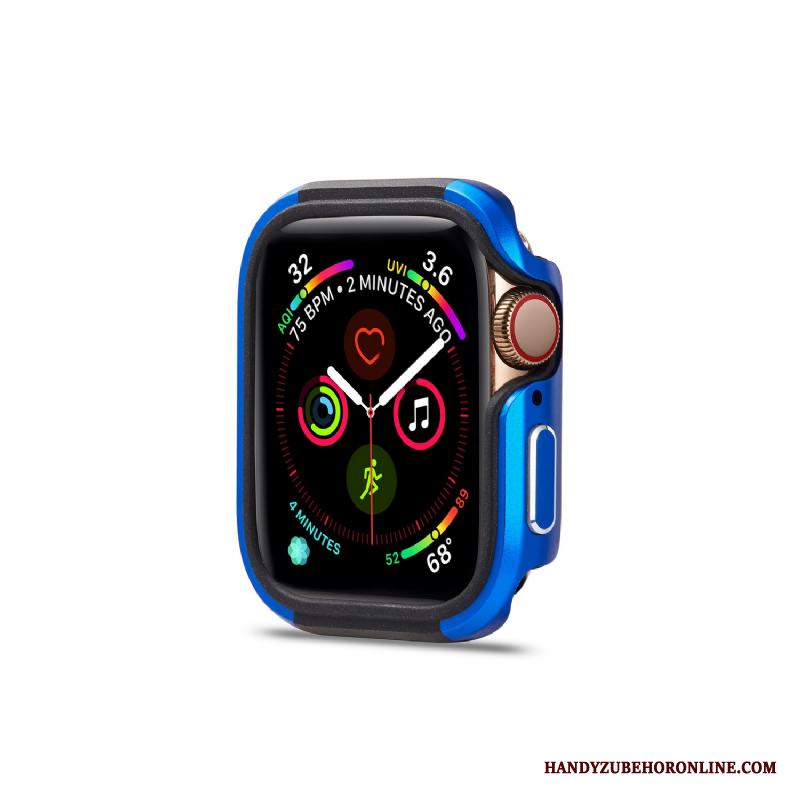Apple Watch Series 4 Fallskydd Fodral Ny Frame Skal Trend Legering