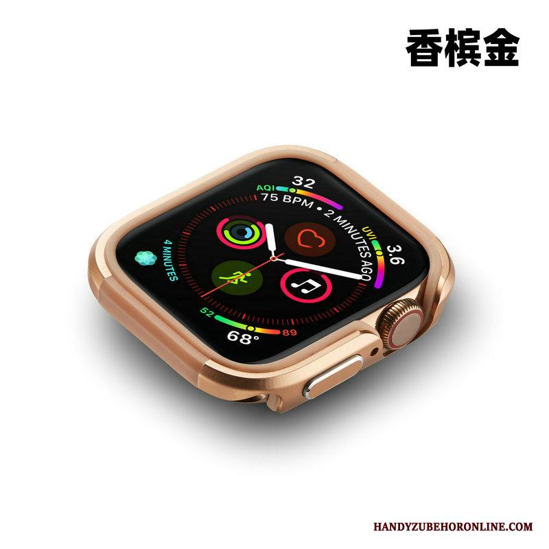 Apple Watch Series 4 Fallskydd Metall Guld Skal Frame