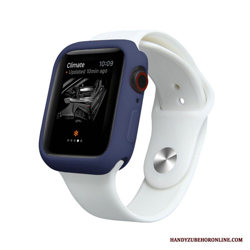 Apple Watch Series 4 Fodral Purpur Skal Candy Färg All Inclusive Skydd Mjuk