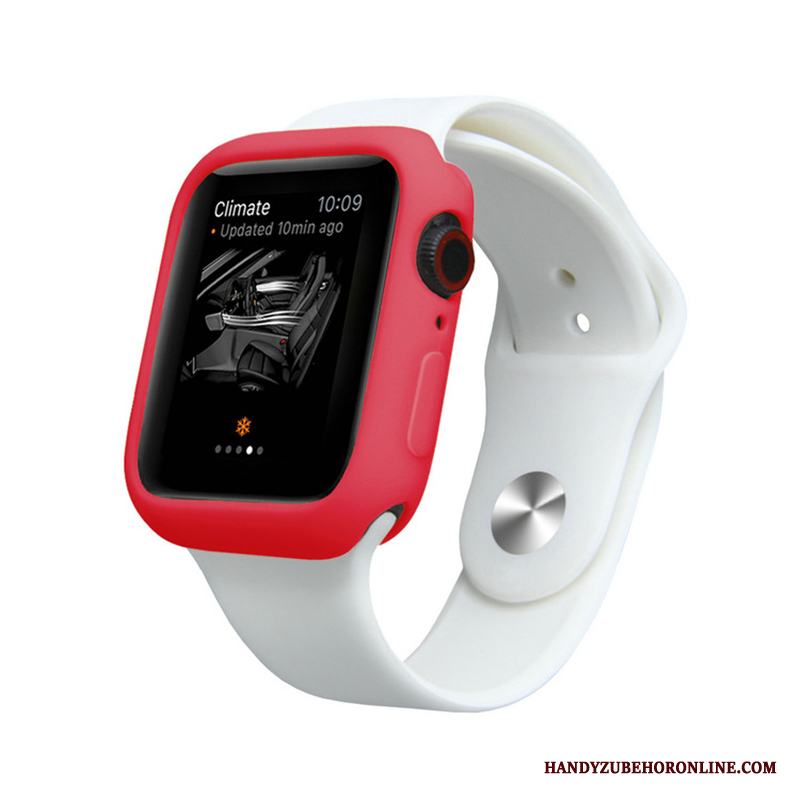 Apple Watch Series 4 Fodral Purpur Skal Candy Färg All Inclusive Skydd Mjuk