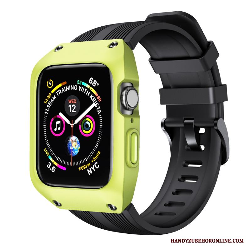 Apple Watch Series 4 Grön Skal Fodral Sport Kreativa Skydd Fallskydd