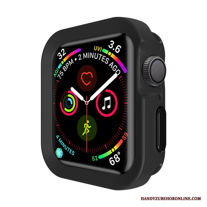 Apple Watch Series 4 Rosa Silikon Sport Skydd Skal Fodral Fallskydd