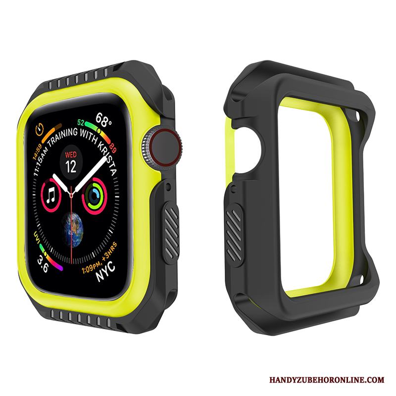 Apple Watch Series 4 Röd Sport Bicolor Tillbehör Silikon Skal Fodral
