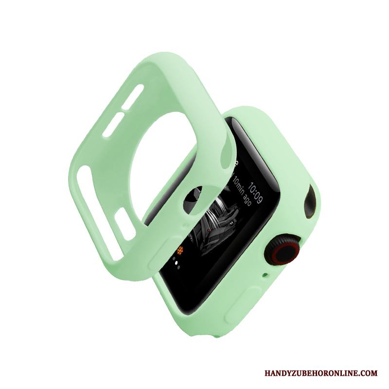 Apple Watch Series 4 Trend Varumärke Fodral Skal Slim Skydd Silikon Grön