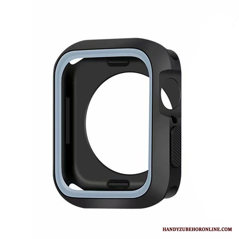 Apple Watch Series 5 Blå Fodral All Inclusive Skal Silikon Skydd Frame