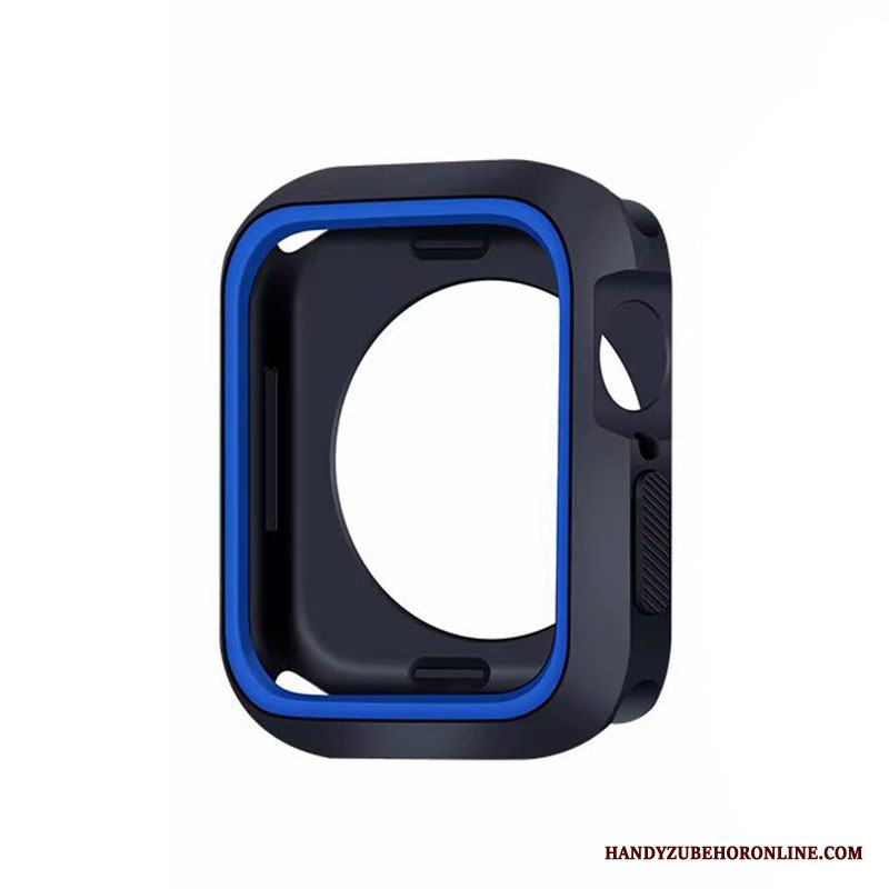 Apple Watch Series 5 Blå Fodral All Inclusive Skal Silikon Skydd Frame