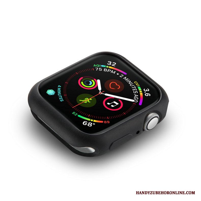 Apple Watch Series 5 Mjuk Nubuck Trend Skal Kinesisk Drake Skydd Rosa