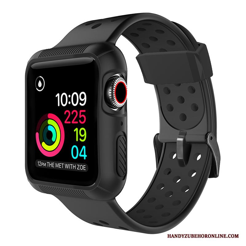 Apple Watch Series 5 Silikon Sport Skydd Skal Röd