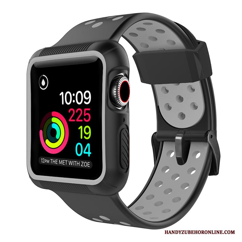 Apple Watch Series 5 Silikon Sport Skydd Skal Röd