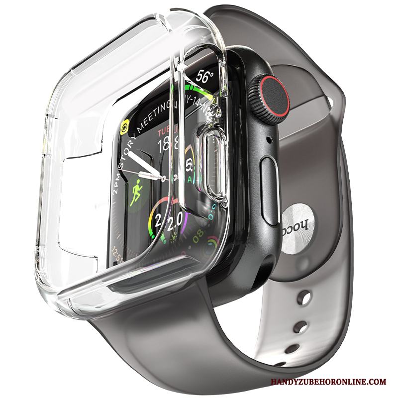 Apple Watch Series 5 Trend Plating Skal Mjuk All Inclusive Blå Fodral