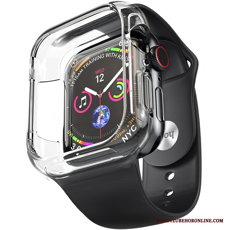 Apple Watch Series 5 Trend Plating Skal Mjuk All Inclusive Blå Fodral