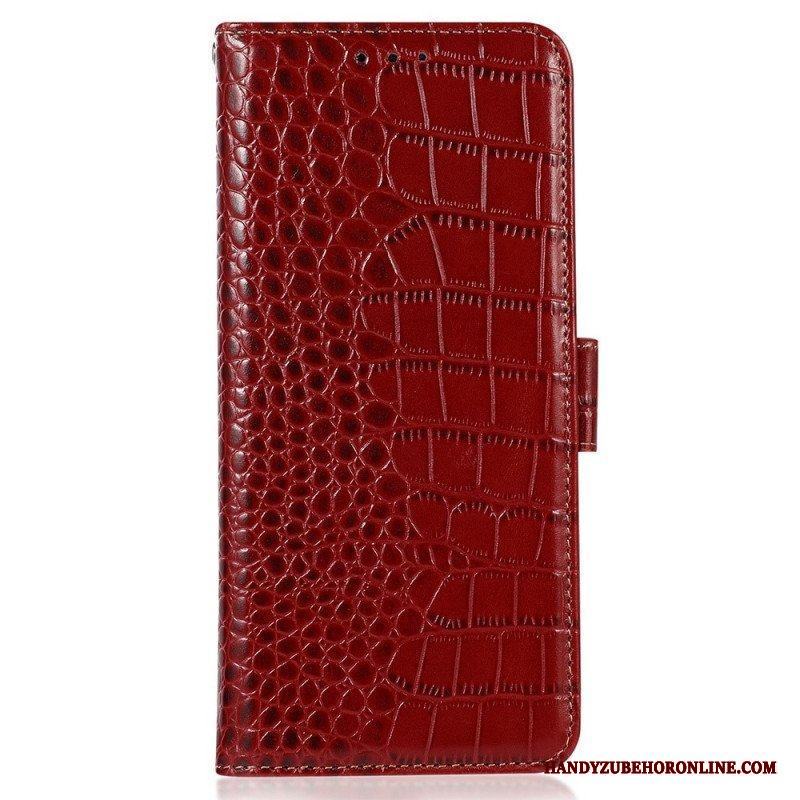 Fodral Huawei Mate 50 Pro Crocodile Style Rfid