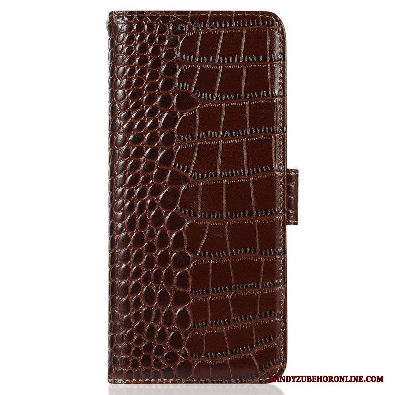 Fodral Huawei Mate 50 Pro Crocodile Style Rfid