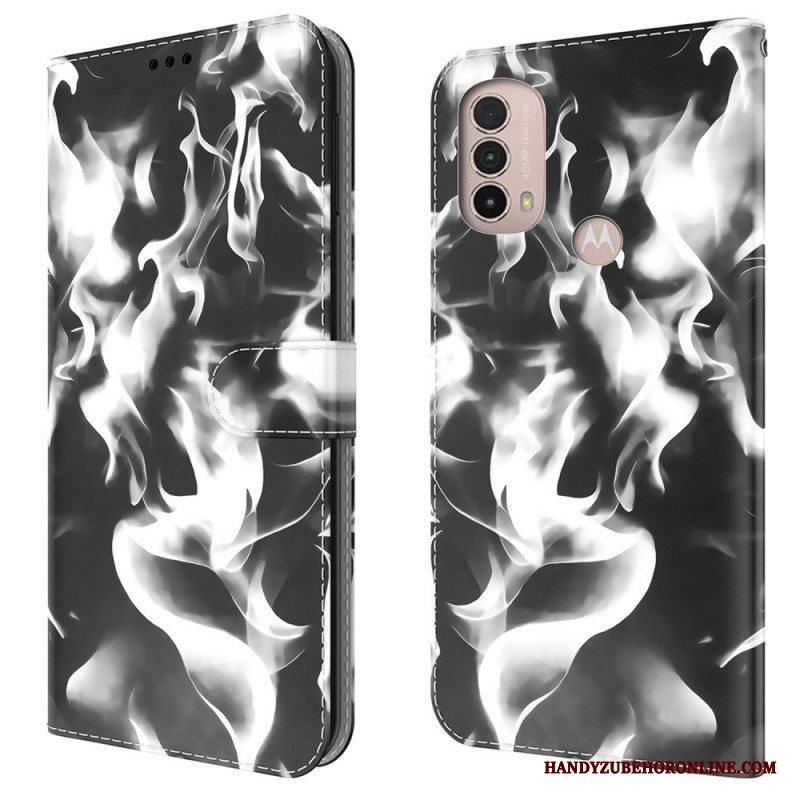 Fodral Moto E40 / E30 / E20 Abstrakt Mönster