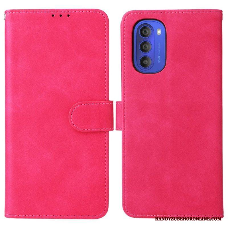 Fodral Moto G51 5G Vintage Skin-touch