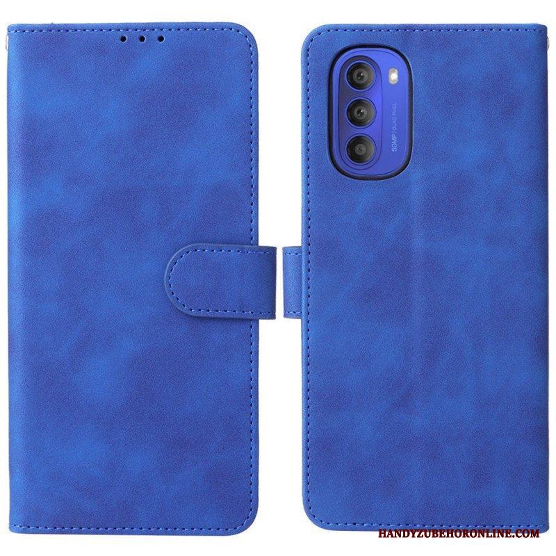 Fodral Moto G51 5G Vintage Skin-touch