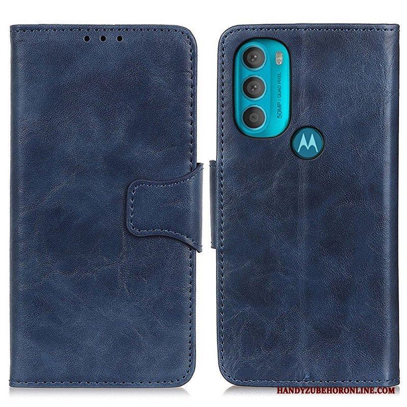 Fodral Moto G71 5G Folio-fodral Dubbelsidig Magnetisk Flik