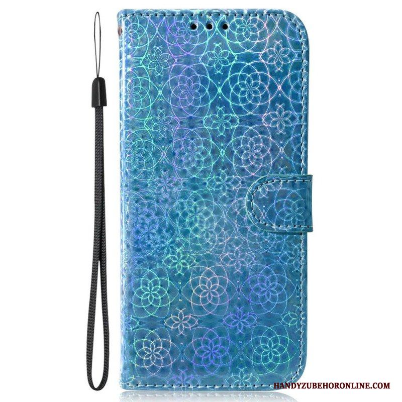 Fodral Samsung Galaxy A13 Med Kedjar Strappy Psychedelic Flowers