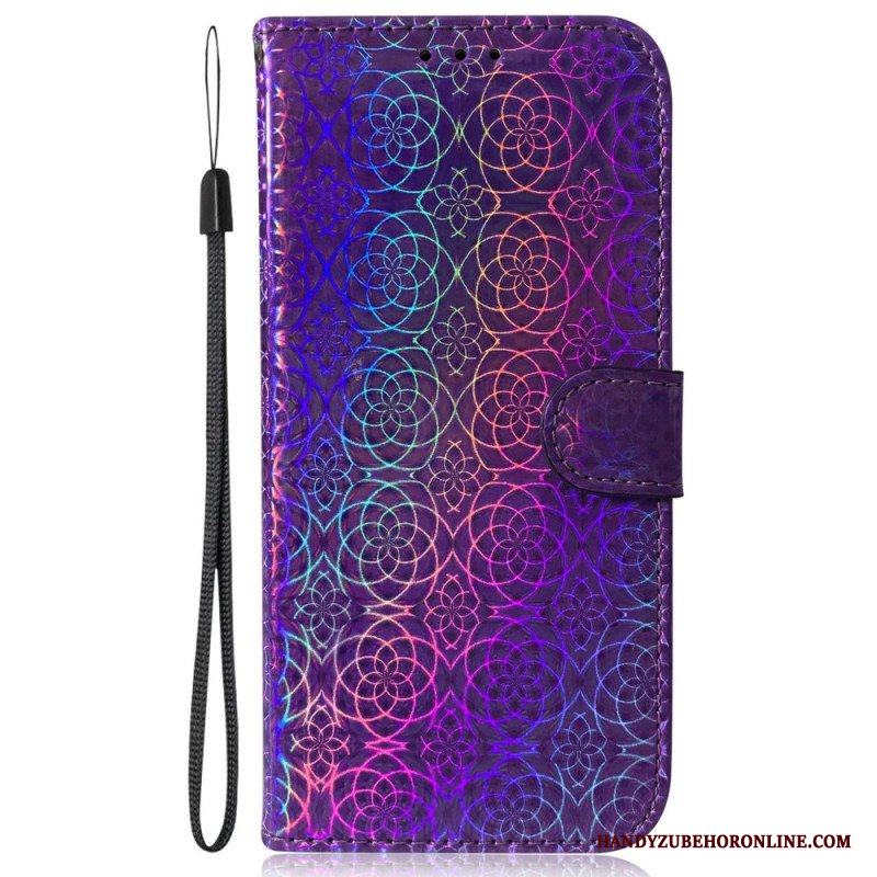 Fodral Samsung Galaxy A13 Med Kedjar Strappy Psychedelic Flowers