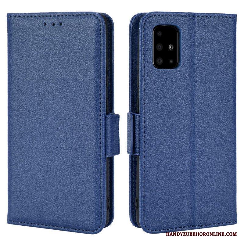 Fodral Samsung Galaxy A51 5G Folio-fodral Flap Double Nya Färger