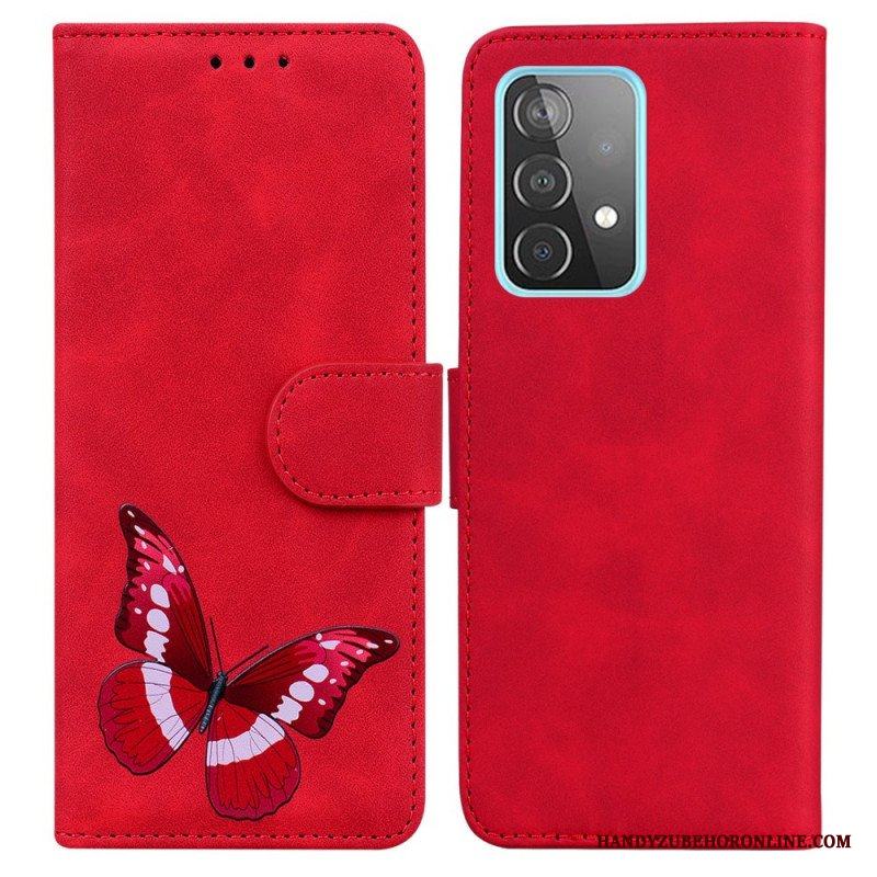 Fodral Samsung Galaxy A52 4G / A52 5G / A52s 5G Skin-touch Butterfly