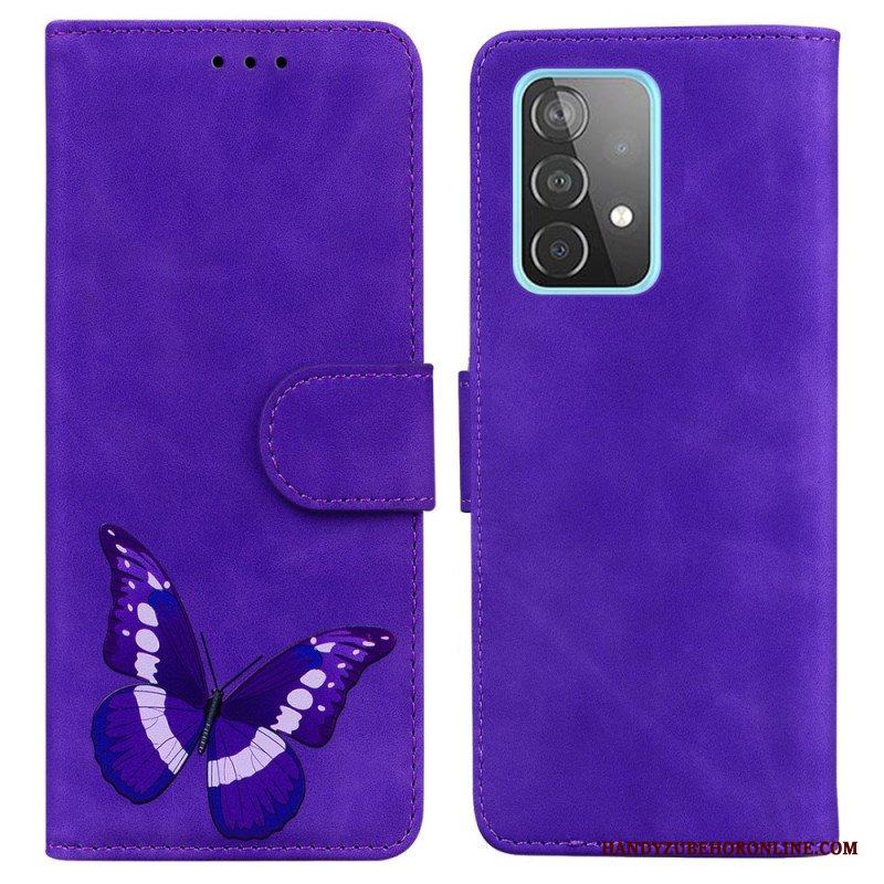 Fodral Samsung Galaxy A52 4G / A52 5G / A52s 5G Skin-touch Butterfly