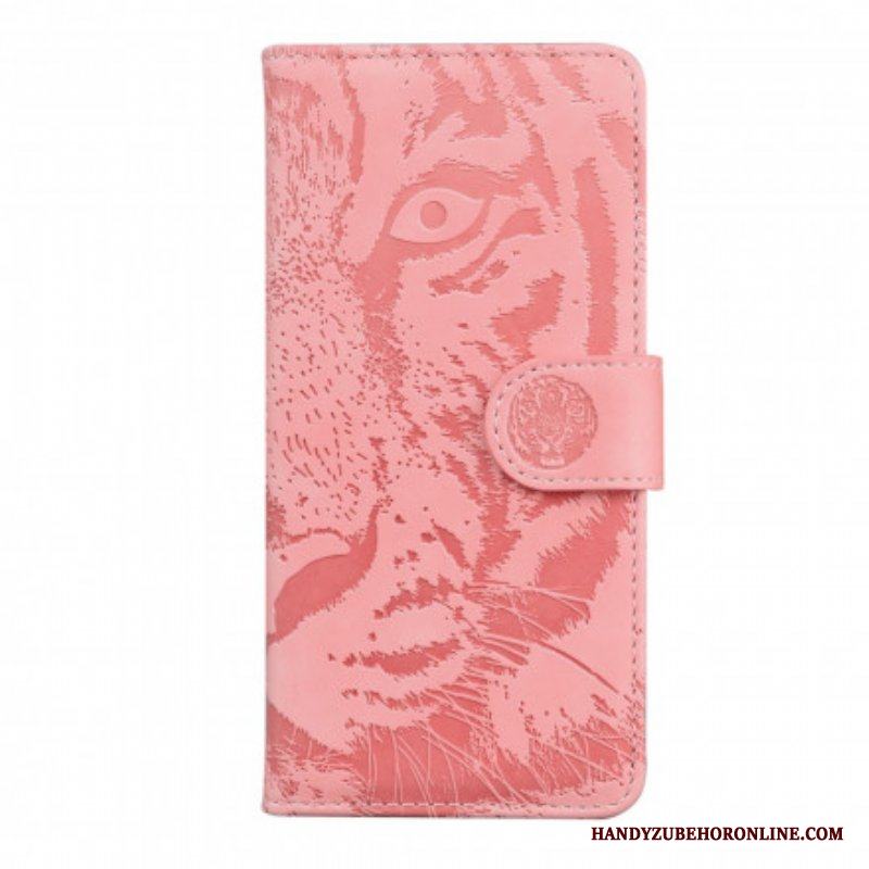 Fodral Samsung Galaxy A52 4G / A52 5G / A52s 5G Tiger Face Print