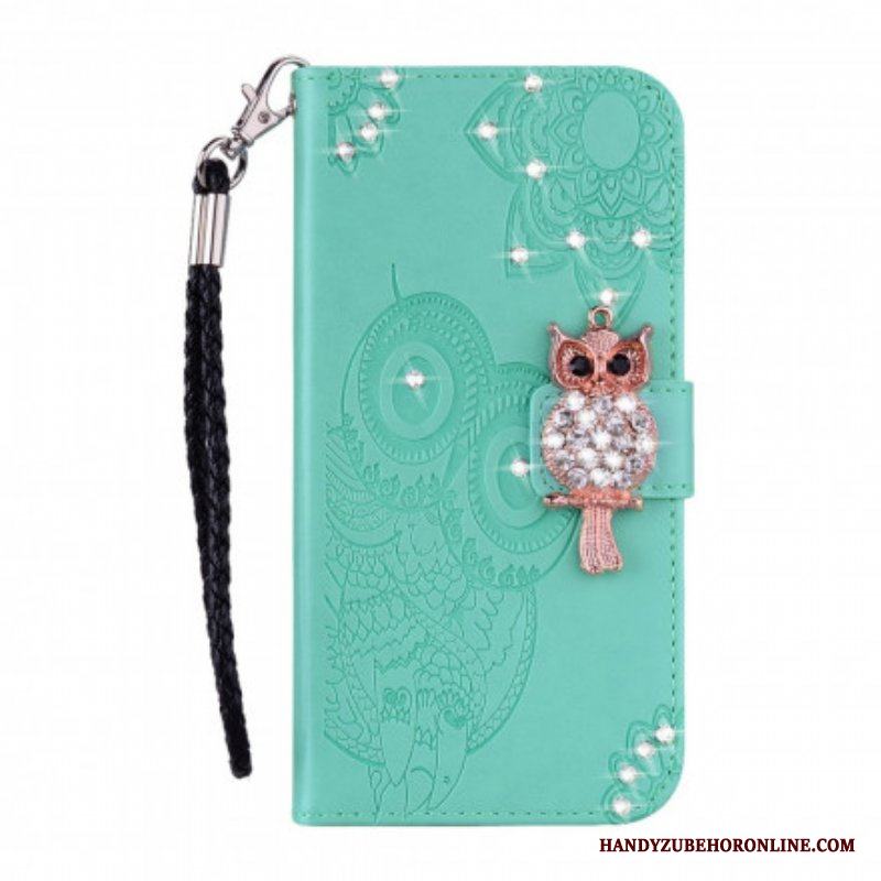 Fodral Samsung Galaxy A52 4G / A52 5G / A52s 5G Uggla Mandala Och Charm