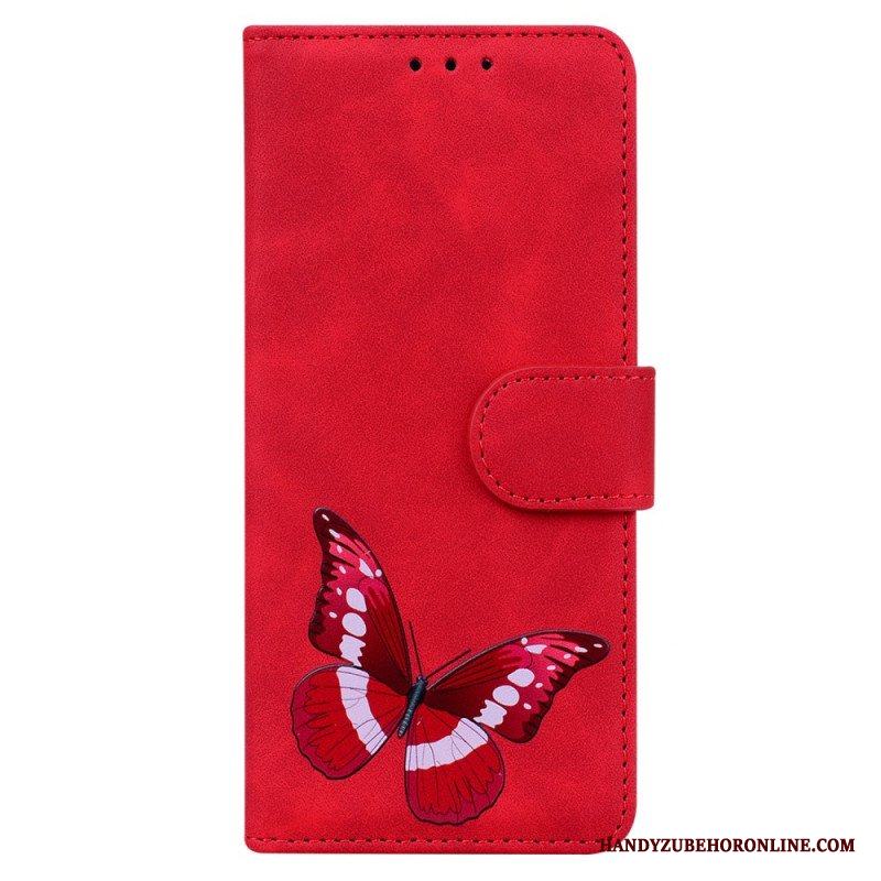 Fodral Samsung Galaxy A53 5G Skin-touch Butterfly