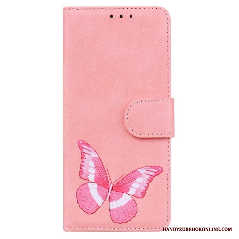 Fodral Samsung Galaxy A53 5G Skin-touch Butterfly