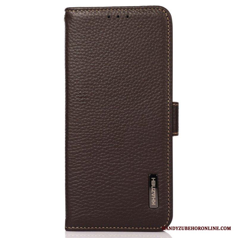 Fodral Samsung Galaxy M13 Litchi Läder Khazneh Rfid