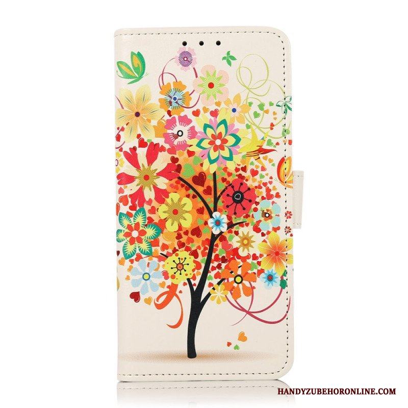 Fodral Samsung Galaxy M32 Blommande Träd