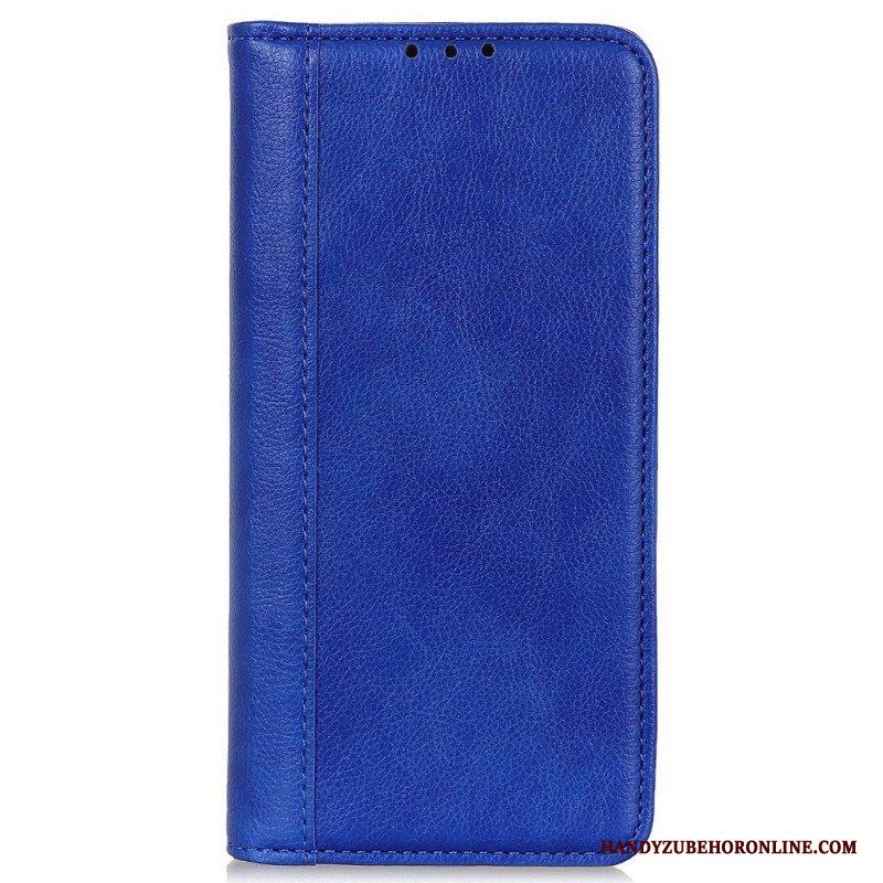 Fodral Samsung Galaxy M33 5G Litchi Delat Läder
