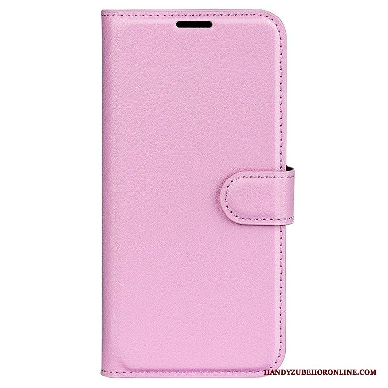 Fodral Samsung Galaxy M33 5G Lychee Läderstil